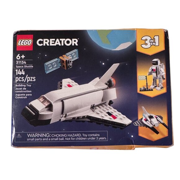 Lego Creator 31134 144 Pieces 3 in 1 Space Shuttle NWB 6+ - Picture 1 of 4